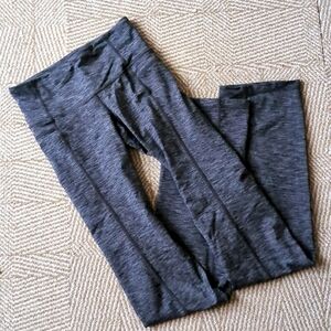 Athleta Heathered Gray Bootcut Low Waist Yoga Dance Athletic Pants Leggings XXS